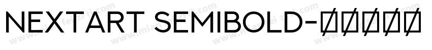 NEXTART SemiBold字体转换